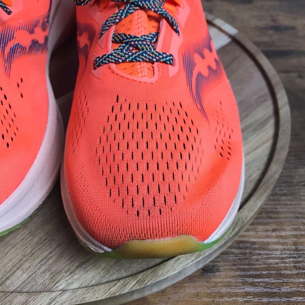 Saucony Men's Bright Orange Athletic Running Shoes - Picture 4 of 12